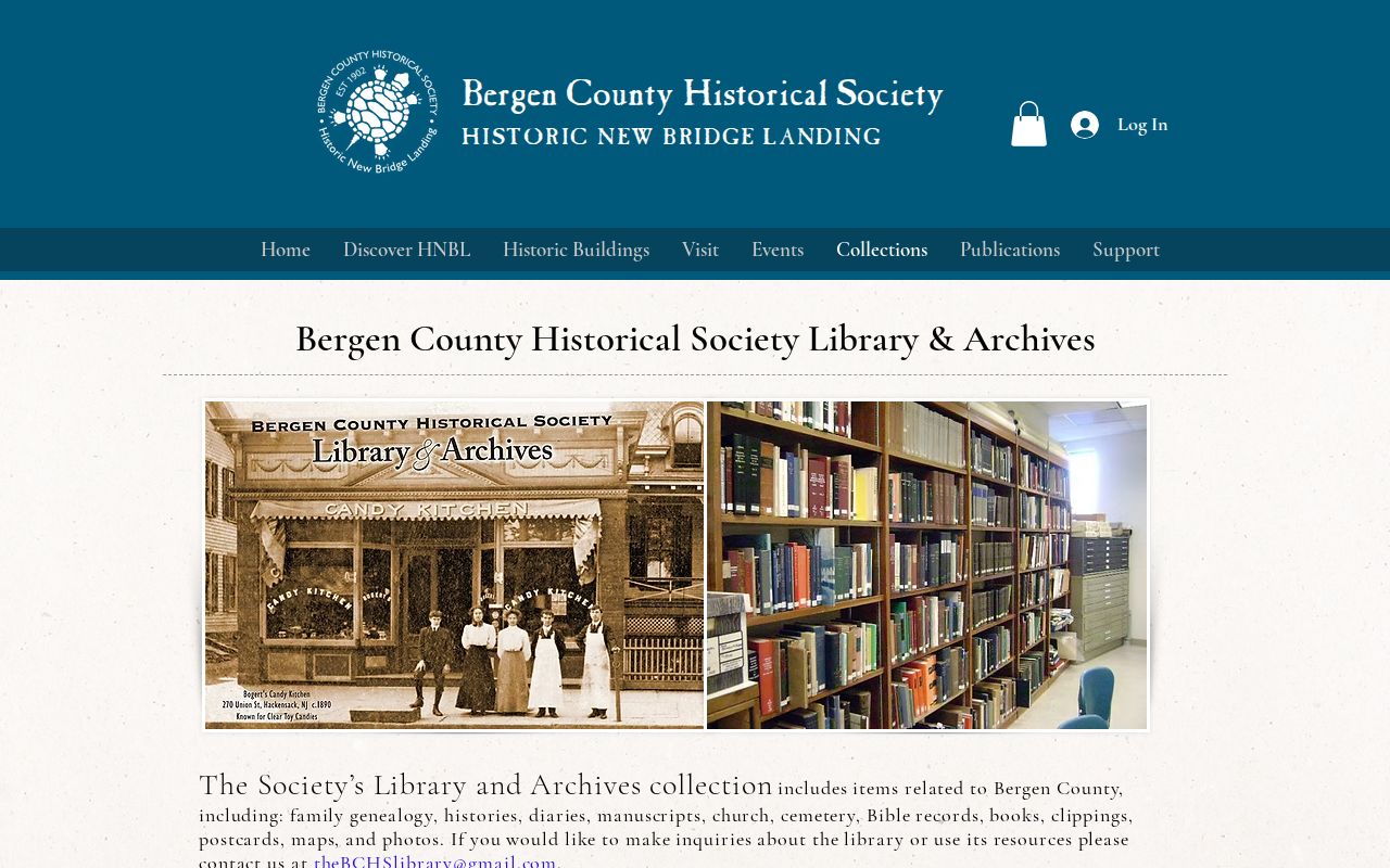 Teaneck city directory companion collections at the Bergen County Historical Society library