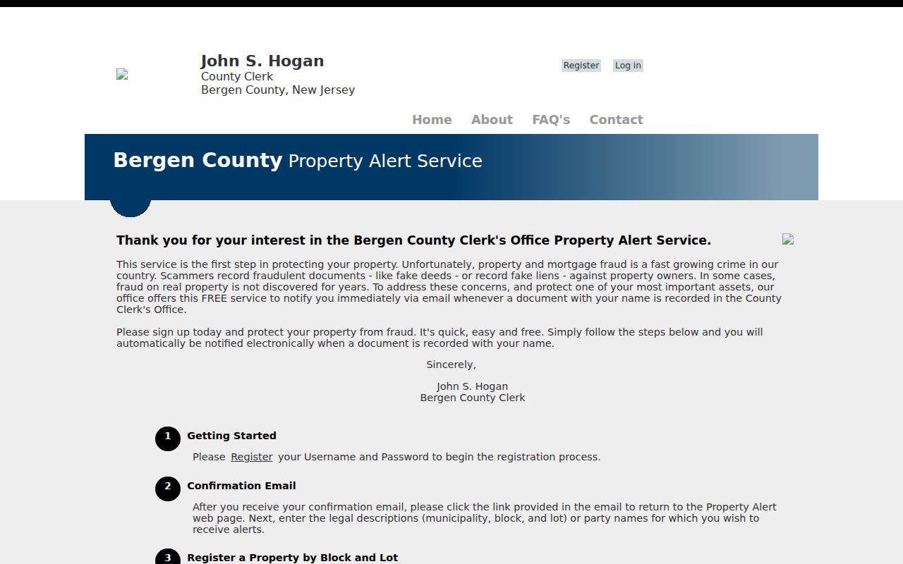 Teaneck previous residents property research with Bergen Property Alert