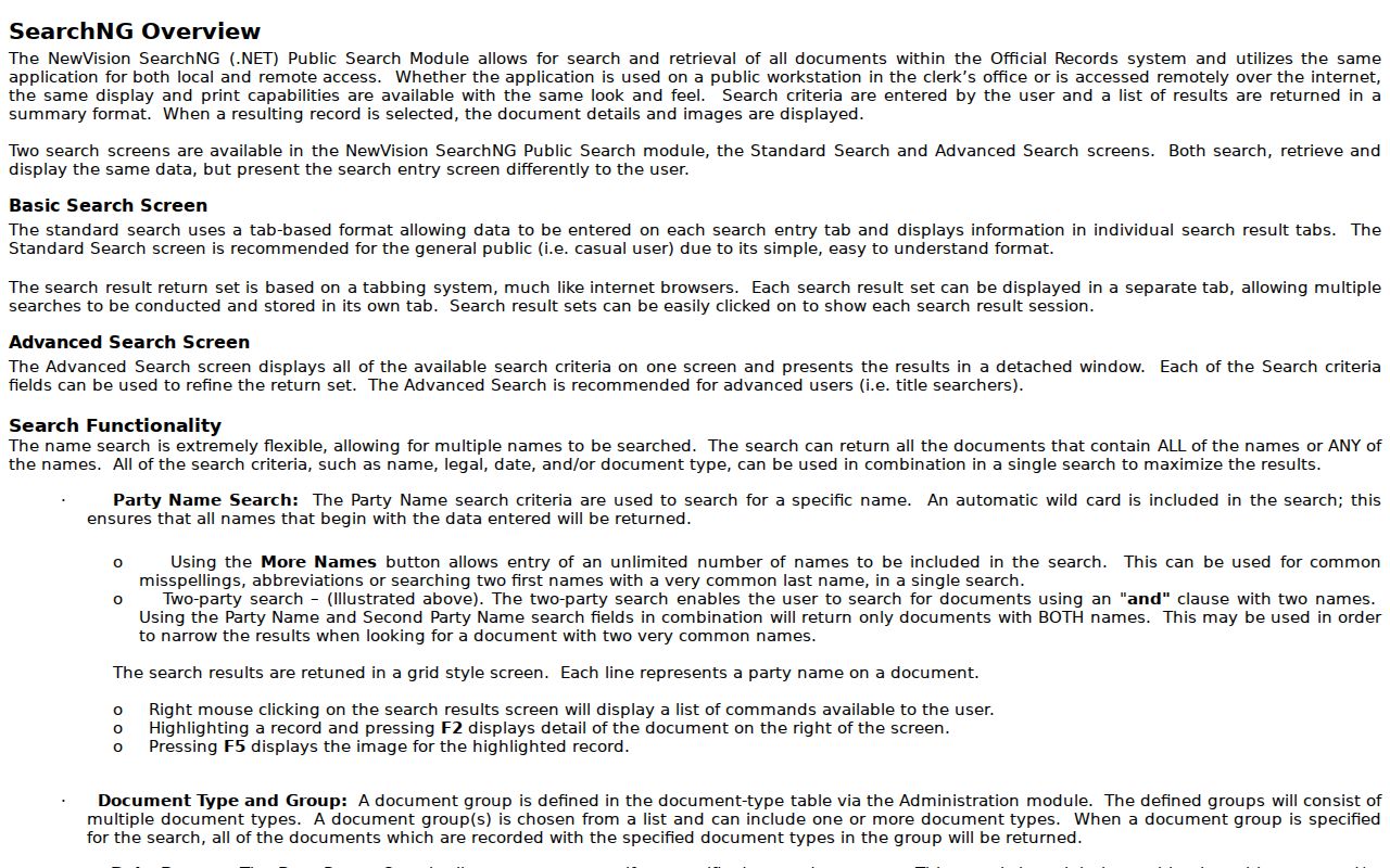 Teaneck previous residents research using Bergen County party-name and legal-description search controls
